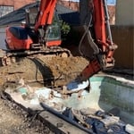 Pool demolotion