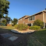 Steel edging/Stone job