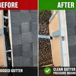 Gutter washing