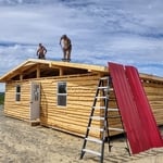 Off-grid cabin build