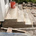 Stair step rebuild
