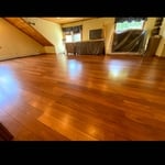 Cherry floor refinish