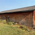 New shed roof