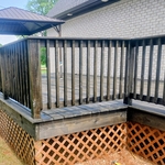 Railing and lattice install