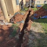Mini Ex Trenching
