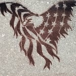 13 Inch Eagle Flag