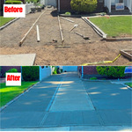 Concrete Before and After