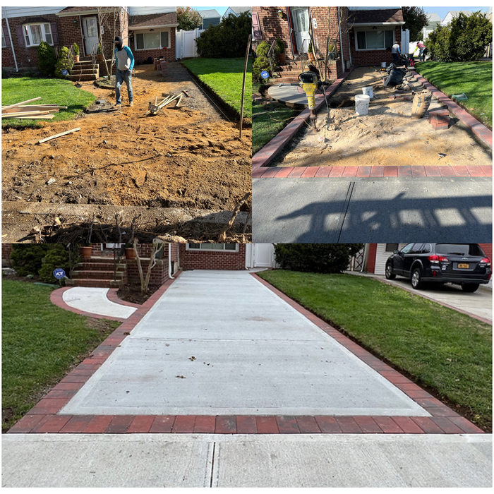 Concrete Before and After