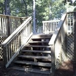 Deck Railing & Lattice - NC State Fairgrounds