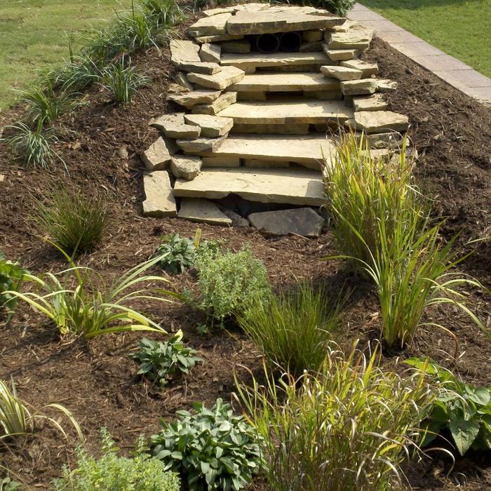 Drainage Outlet & Water Garden - Rolesville, NC