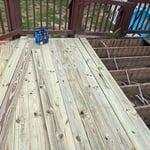Deck resurface and stain