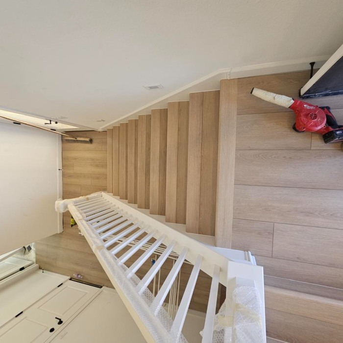Track home flooring