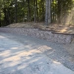 Block retaining wall