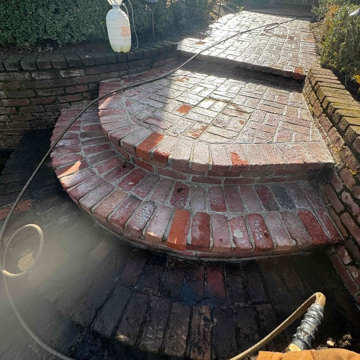 Pressure washing