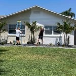 Exterior paint job