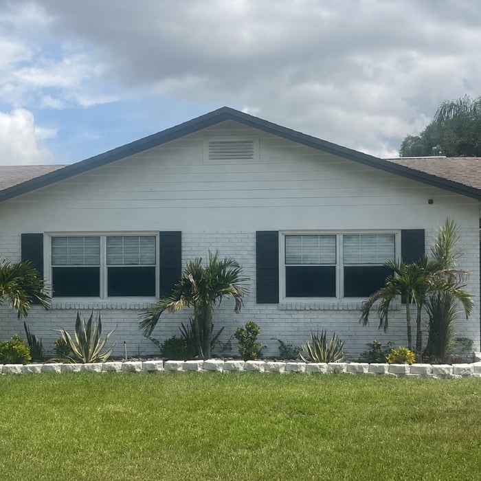Exterior paint job