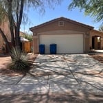 Front yard clean up