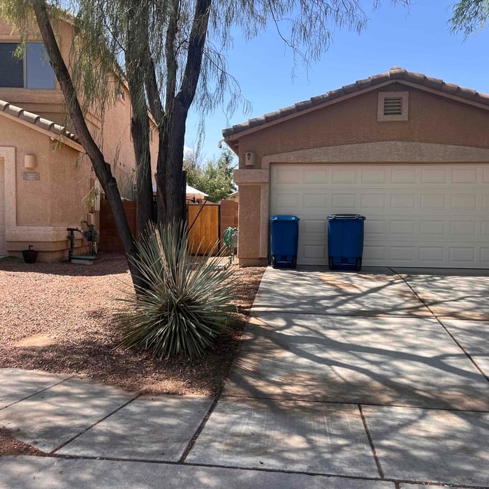 Front yard clean up