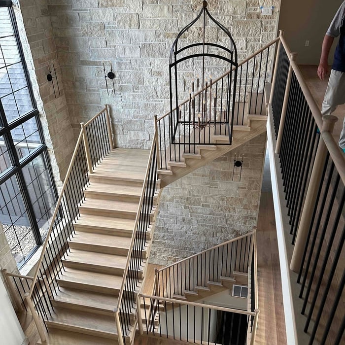 New custom stairs & rails