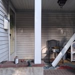 Aluminum post wrapping