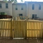 Fence and deck