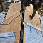 New roof and gutters