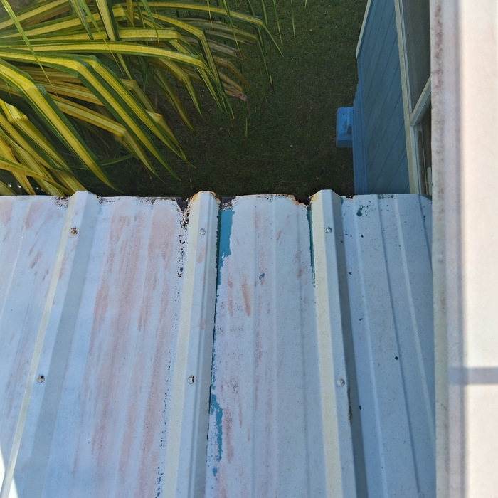 Gutters and roof