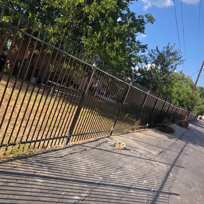 metal fence