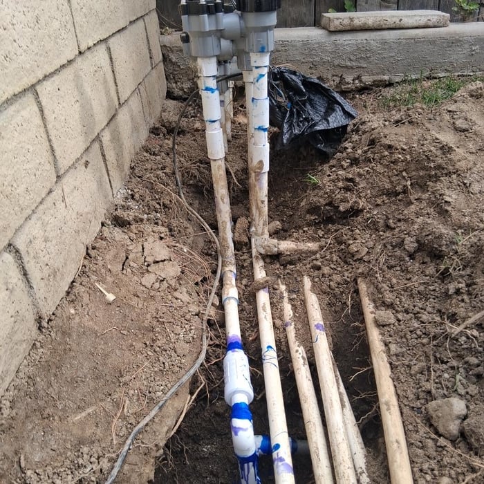 Irrigation valve leak