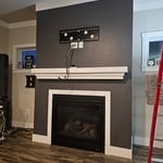 Tv Over Foreplace