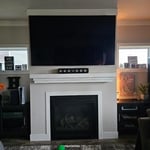 Tv Over Foreplace