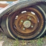 Trailer tires.