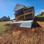 Concrete patio
