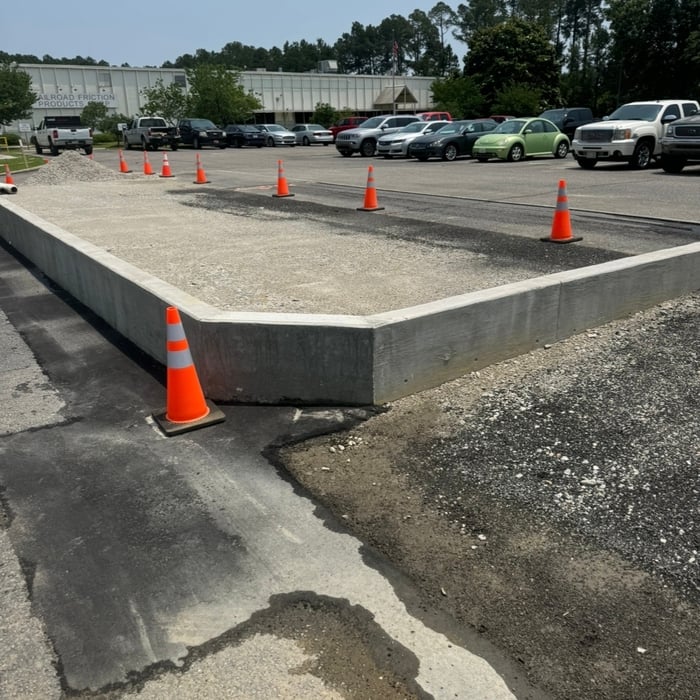 Parking lot remodel