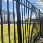 Aluminum 3Rails Back 4’H