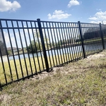 Aluminum 3Rails Back 4’H