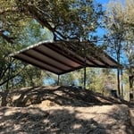 Large metal carport
