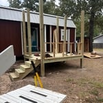 East Texas deck install