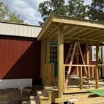 East Texas deck install