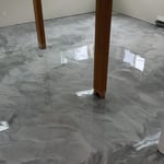 Basement Metallic Floor