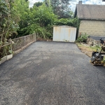 Asphalt storage area