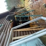Installed door