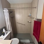 Walk-in shower remodel