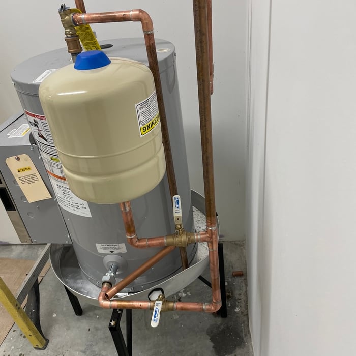 Water heater install