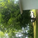 leaning over House