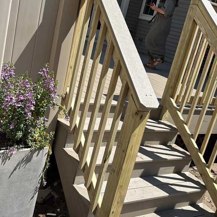 Big beautiful deck