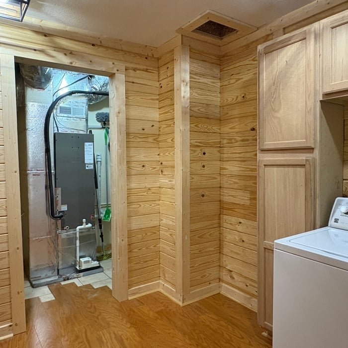 Laundry room remodel