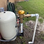 New pressure tank installed