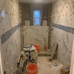 Bathroom tiles