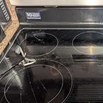 Shattered Cooktop